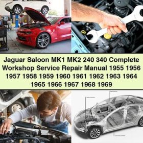 Jaguar Saloon MK1 MK2 240 340 Service Repair Manual 1955-1969