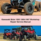 Kawasaki Mule 1000 1989-1997 Workshop Repair Service Manual