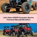 John Deere 690DR Excavator Service Technical Manual(TM124557)