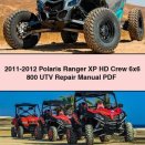 2011-2012 Polaris Ranger XP HD Crew 6x6 800 UTV Repair Manual