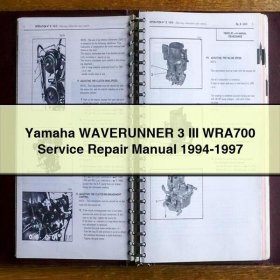 Yamaha WAVERUNNER 3 III WRA700 Service Repair Manual 1994-1997