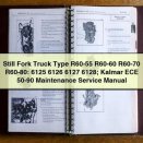 Still Fork Truck Type R60-55 to R60-80; Kalmar ECE 50-90 Maintenance Service Manual PDF Download