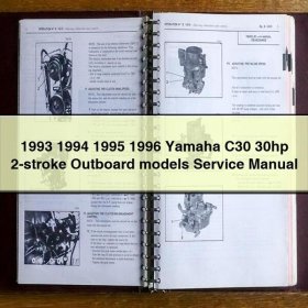 1993 1994 1995 1996 Yamaha C30 30hp 2-stroke Outboard models Service Repair Manual