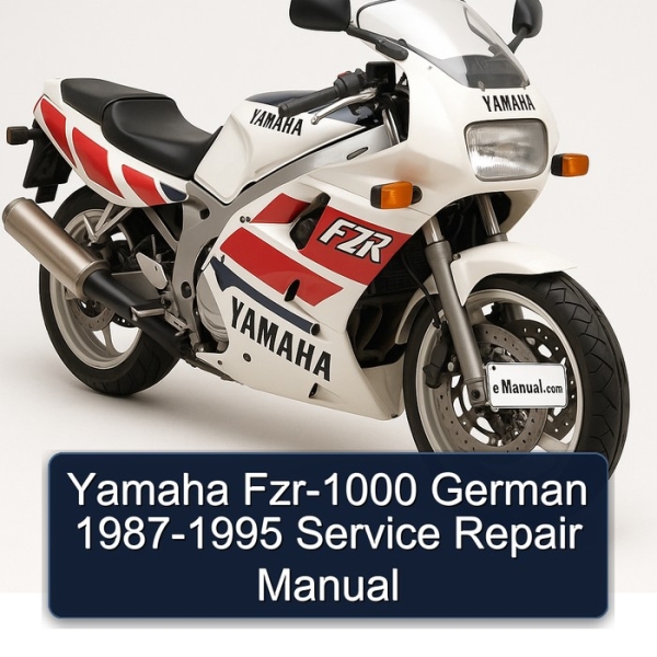 Yamaha Fzr-1000 German 1987-1995 Service Repair Manual