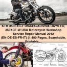 KTM 350EXC-F USA/EU/AUS/SIX DAYS EU 350XCF-W Motorcycle Workshop Service Repair Manual 2012