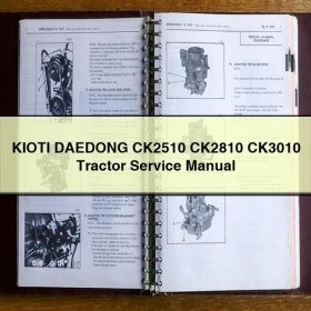 KIOTI DAEDONG CK2510 CK2810 CK3010 Tractor Service Repair Manual