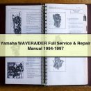 Yamaha WAVERAIDER Full Service & Repair Manual 1994-1997