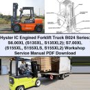 Hyster IC Engined Forklift Truck B024 Series: S6.00XL and S7.00XL Workshop Service Repair Manual