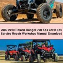 2009 2010 Polaris Ranger 700 4X4 Crew 6X6 Service Repair Workshop Manual