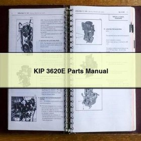 KIP 3620E Parts Manual