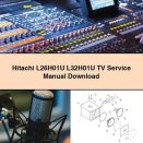 Hitachi L26H01U L32H01U TV Service Repair Manual
