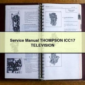 Service Repair Manual THOMPSON ICC17 TELEVISION
