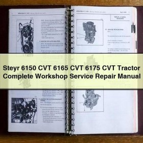 Steyr 6150 CVT 6165 CVT 6175 CVT Tractor Complete Workshop Service Repair Manual