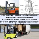 JCB 930 4WD Forklift Parts Catalog Manual