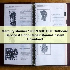 Mercury Mariner 1980 9.8HP Outboard Service Repair Manual