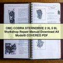 OMC COBRA STERNDRIVE 2 3L 5 8L Workshop Repair Manual All ModelS COVERED