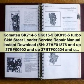Komatsu SK714-5 SK815-5 Skid Steer Loader Service Repair Manual