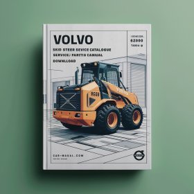 Volvo MC60B Skid Steer Loader Service Parts Catalogue Manual SN: 61001-62000 70001 and up