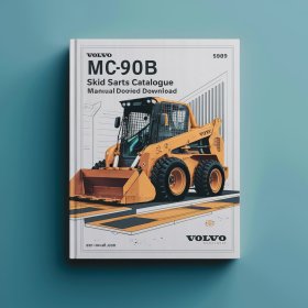 Volvo MC90B Skid Steer Loader Service Parts Catalogue Manual SN: 61001-62000 70001 and up