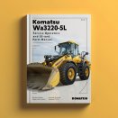 Komatsu WA320-5L Service operators and parts Manual
