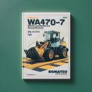 Komatsu WA470-7 Wheel Loader Service Shop Manual(SN:A47001 and up)