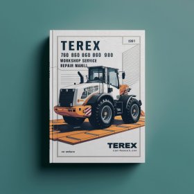 TEREX 760 820 860 880 970 980 Workshop Service Repair Manual