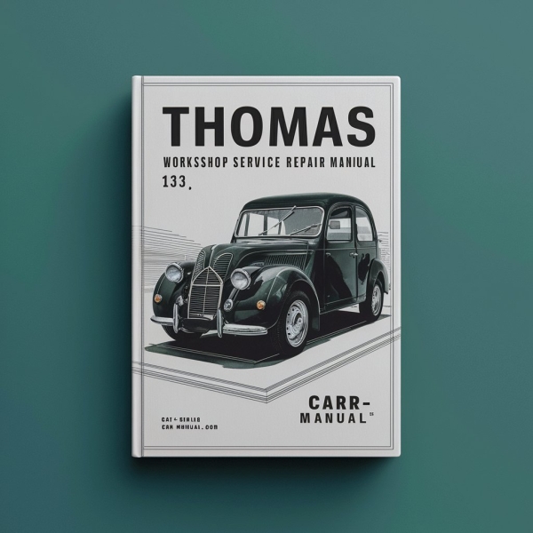 Thomas 133 Workshop Service Repair Manual