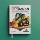 Komatsu SK1026-5N Skid Steer Loader Complete Workshop Service Repair Manual