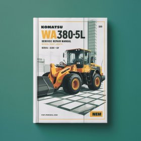 Komatsu WA380-5L Wheel Loader Service Repair Manual (Serial Number: A52001 and UP)