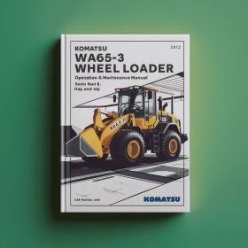 Komatsu WA65-3 Wheel Loader Operation & Maintenance Manual (Serial Number: HA940171 and up)