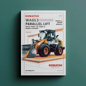 Komatsu WA65-3 WA65-3 Parallel Lift WA75-3 WA85-3 WA90-3 WA95-3 Wheel Loader Service Repair Manual