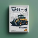 Komatsu WA65-6 WA70-6 WA80-6 WA90-6 WA100M-6 Wheel Loader Operation & Maintenance Manual (Serial Number: H60051 and up)