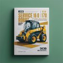 JCB Service Robot 160 170 170HF 180T 180T-HF Manual Skid Steer Shop Service Repair Book