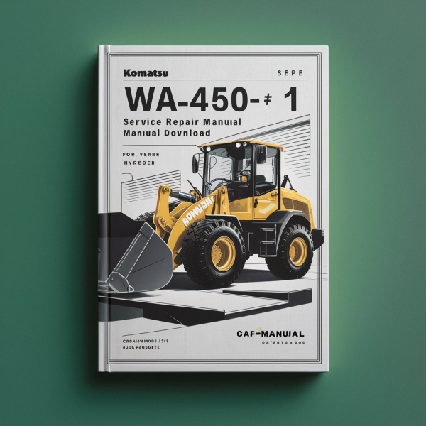 Komatsu WA450-1 Wheel Loader Service Repair Manual #2