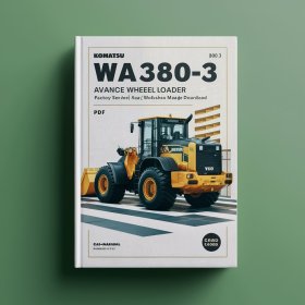 Komatsu WA380-3 Avance Wheel Loader Factory Service/Repair/ Workshop Manual (WA380-3 Serial 50001 and up)