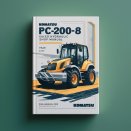 Komatsu PC200-8 Galeo Hydraulic Excavator Shop Manual
