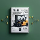 Clark CQ20/25/30 D/L Forklift Factory Service/Repair/ Workshop Manual (SM-794)