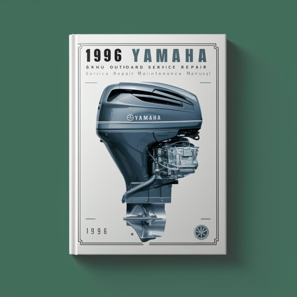 1996 Yamaha 6MLHU Outboard Service Repair maintenance Manual. Factory