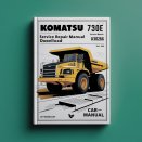 Komatsu 730E DUMP Truck Service Repair Manual A30260