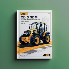 JCB 2D 3 3DM Illustrated Master Parts List Manual (9802/2010 M555001 on to M125000)