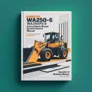 Komatsu WA250-6 WA250PZ-6 Wheel Loader Service Repair Manual + Operation & Maintenance Manual