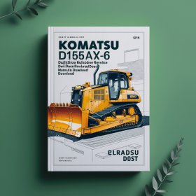 Komatsu D155AX-6 Bulldozer Dozer Bulldozer Service Repair Workshop Manual (S/N: 80001 and up)
