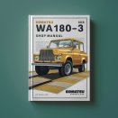Komatsu WA180-3 shop Manual