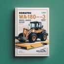 Komatsu WA180-3 WA180L-3 Wheel Loader Repair Manual