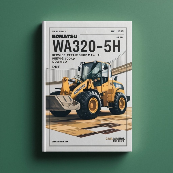 Komatsu WA320-5H Wheel Loader Service Repair Shop Manual (SN: H50051 and up)