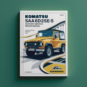 Komatsu SAA6D125E-5 Factory Service Repair Manual