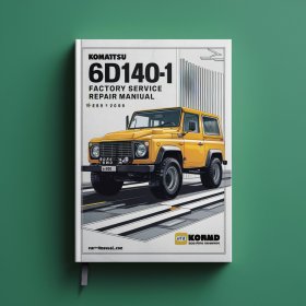 Komatsu 6D140-1 Series Factory Service Repair Manual