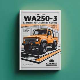 Komatsu WA250-5H WA250PT-5H Wheel Loader Factory Service and Repair Workshop Manual