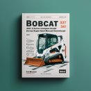Bobcat 337 341 G Series Compact Excavator Service Repair Manual (S/N 234611001 & Above 234711001 & Above)
