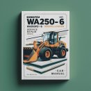 Komatsu Wa250-6 Wa250pz-6 Wheel Loader All Service Repair Manual